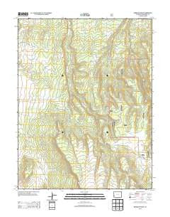 Barkelew Draw Colorado Historical topographic map, 1:24000 scale, 7.5 X 7.5 Minute, Year 2013