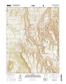 Barkelew Draw Colorado Current topographic map, 1:24000 scale, 7.5 X 7.5 Minute, Year 2016