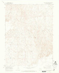Barking Dog Spring Colorado Historical topographic map, 1:24000 scale, 7.5 X 7.5 Minute, Year 1970