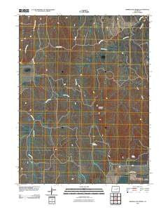 Barking Dog Spring Colorado Historical topographic map, 1:24000 scale, 7.5 X 7.5 Minute, Year 2010
