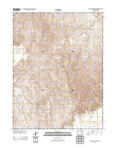 Barking Dog Spring Colorado Historical topographic map, 1:24000 scale, 7.5 X 7.5 Minute, Year 2013