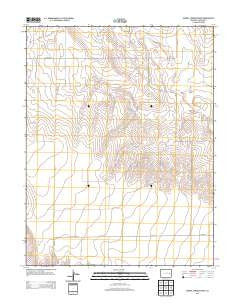 Barrel Springs Draw Colorado Historical topographic map, 1:24000 scale, 7.5 X 7.5 Minute, Year 2013
