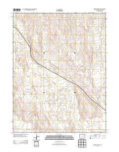 Barron Creek Colorado Historical topographic map, 1:24000 scale, 7.5 X 7.5 Minute, Year 2013