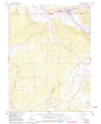 Basalt Colorado Historical topographic map, 1:24000 scale, 7.5 X 7.5 Minute, Year 1961