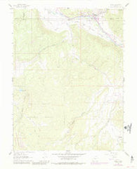 Basalt Colorado Historical topographic map, 1:24000 scale, 7.5 X 7.5 Minute, Year 1961