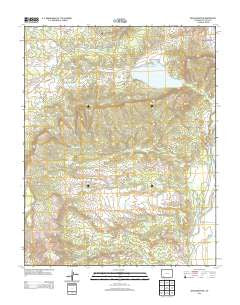 Basin Mountain Colorado Historical topographic map, 1:24000 scale, 7.5 X 7.5 Minute, Year 2013