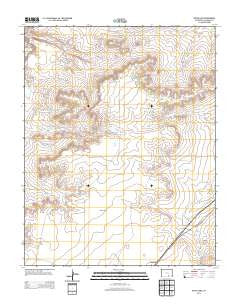 Bates Lake Colorado Historical topographic map, 1:24000 scale, 7.5 X 7.5 Minute, Year 2013