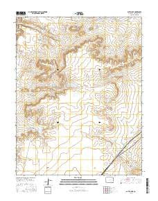 Bates Lake Colorado Current topographic map, 1:24000 scale, 7.5 X 7.5 Minute, Year 2016