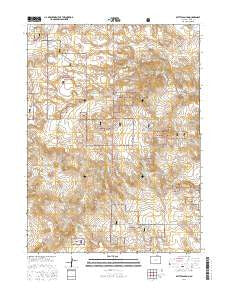 Battle Canyon Colorado Current topographic map, 1:24000 scale, 7.5 X 7.5 Minute, Year 2016