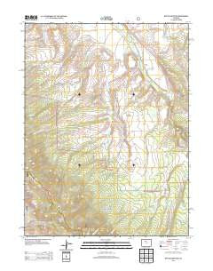 Battle Mountain Colorado Historical topographic map, 1:24000 scale, 7.5 X 7.5 Minute, Year 2013