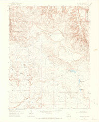 Battleship Rock Colorado Historical topographic map, 1:24000 scale, 7.5 X 7.5 Minute, Year 1962