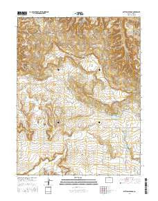 Battleship Rock Colorado Current topographic map, 1:24000 scale, 7.5 X 7.5 Minute, Year 2016