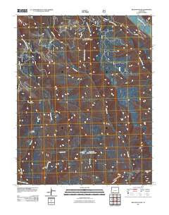 Bear Mountain Colorado Historical topographic map, 1:24000 scale, 7.5 X 7.5 Minute, Year 2011