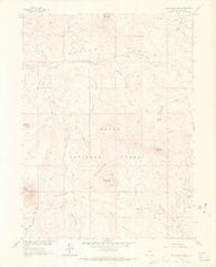 Bears Ears Peaks Colorado Historical topographic map, 1:24000 scale, 7.5 X 7.5 Minute, Year 1962
