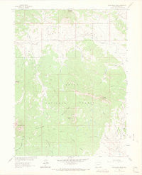 Bears Ears Peaks Colorado Historical topographic map, 1:24000 scale, 7.5 X 7.5 Minute, Year 1962