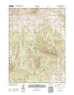 Bears Ears Peaks Colorado Historical topographic map, 1:24000 scale, 7.5 X 7.5 Minute, Year 2013