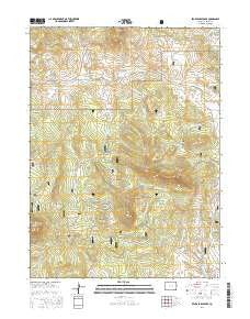 Bears Ears Peaks Colorado Current topographic map, 1:24000 scale, 7.5 X 7.5 Minute, Year 2016