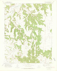 Beaty Canyon Colorado Historical topographic map, 1:24000 scale, 7.5 X 7.5 Minute, Year 1972