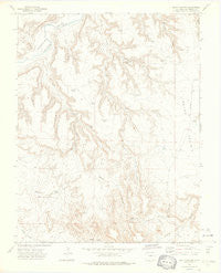 Beaty Canyon Colorado Historical topographic map, 1:24000 scale, 7.5 X 7.5 Minute, Year 1972