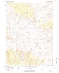 Beaver Basin Colorado Historical topographic map, 1:24000 scale, 7.5 X 7.5 Minute, Year 1966