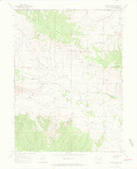 Beaver Basin Colorado Historical topographic map, 1:24000 scale, 7.5 X 7.5 Minute, Year 1966