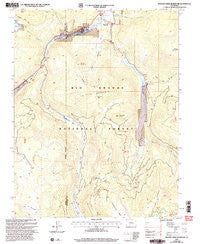 Beaver Creek Reservoir Colorado Historical topographic map, 1:24000 scale, 7.5 X 7.5 Minute, Year 2001