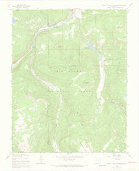 Beaver Creek Reservoir Colorado Historical topographic map, 1:24000 scale, 7.5 X 7.5 Minute, Year 1967