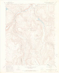 Beaver Creek Reservoir Colorado Historical topographic map, 1:24000 scale, 7.5 X 7.5 Minute, Year 1967