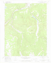 Beaver Creek Reservoir Colorado Historical topographic map, 1:24000 scale, 7.5 X 7.5 Minute, Year 1967