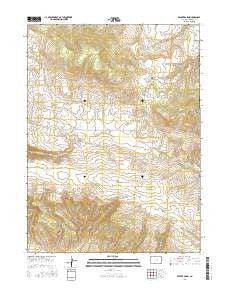 Beaver Basin Colorado Current topographic map, 1:24000 scale, 7.5 X 7.5 Minute, Year 2016
