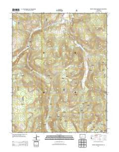 Beaver Creek Reservoir Colorado Historical topographic map, 1:24000 scale, 7.5 X 7.5 Minute, Year 2013