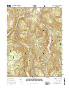 Beaver Creek Reservoir Colorado Current topographic map, 1:24000 scale, 7.5 X 7.5 Minute, Year 2016
