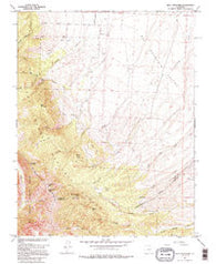 Beck Mountain Colorado Historical topographic map, 1:24000 scale, 7.5 X 7.5 Minute, Year 1960