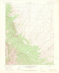 Beck Mountain Colorado Historical topographic map, 1:24000 scale, 7.5 X 7.5 Minute, Year 1960