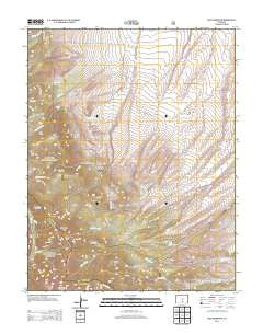 Beck Mountain Colorado Historical topographic map, 1:24000 scale, 7.5 X 7.5 Minute, Year 2013