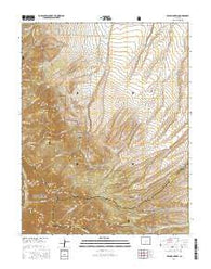 Beck Mountain Colorado Current topographic map, 1:24000 scale, 7.5 X 7.5 Minute, Year 2016