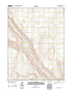 Beckman Lake Colorado Historical topographic map, 1:24000 scale, 7.5 X 7.5 Minute, Year 2013