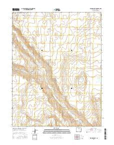 Beckman Lake Colorado Current topographic map, 1:24000 scale, 7.5 X 7.5 Minute, Year 2016
