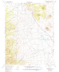 Beckwith Mountain Colorado Historical topographic map, 1:24000 scale, 7.5 X 7.5 Minute, Year 1958