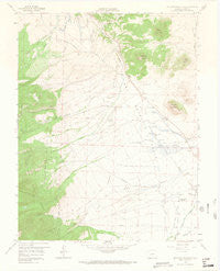 Beckwith Mountain Colorado Historical topographic map, 1:24000 scale, 7.5 X 7.5 Minute, Year 1958