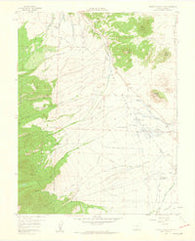Beckwith Mountain Colorado Historical topographic map, 1:24000 scale, 7.5 X 7.5 Minute, Year 1958