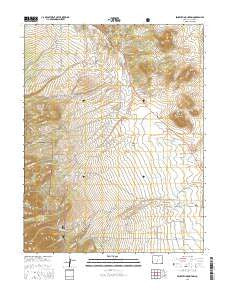 Beckwith Mountain Colorado Current topographic map, 1:24000 scale, 7.5 X 7.5 Minute, Year 2016
