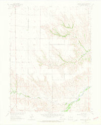Beecher Island NW Colorado Historical topographic map, 1:24000 scale, 7.5 X 7.5 Minute, Year 1963