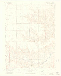 Beecher Island NW Colorado Historical topographic map, 1:24000 scale, 7.5 X 7.5 Minute, Year 1963