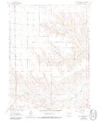 Beecher Island Nw Colorado Historical topographic map, 1:24000 scale, 7.5 X 7.5 Minute, Year 1963