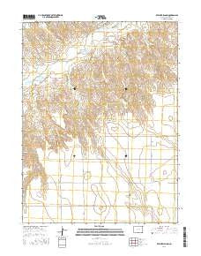 Beecher Island Colorado Current topographic map, 1:24000 scale, 7.5 X 7.5 Minute, Year 2016