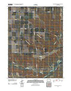 Beecher Island NW Colorado Historical topographic map, 1:24000 scale, 7.5 X 7.5 Minute, Year 2010