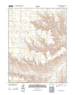 Beecher Island NW Colorado Historical topographic map, 1:24000 scale, 7.5 X 7.5 Minute, Year 2013