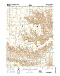 Beecher Island NW Colorado Current topographic map, 1:24000 scale, 7.5 X 7.5 Minute, Year 2016