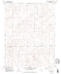 Bellyache Creek Colorado Historical topographic map, 1:24000 scale, 7.5 X 7.5 Minute, Year 1979